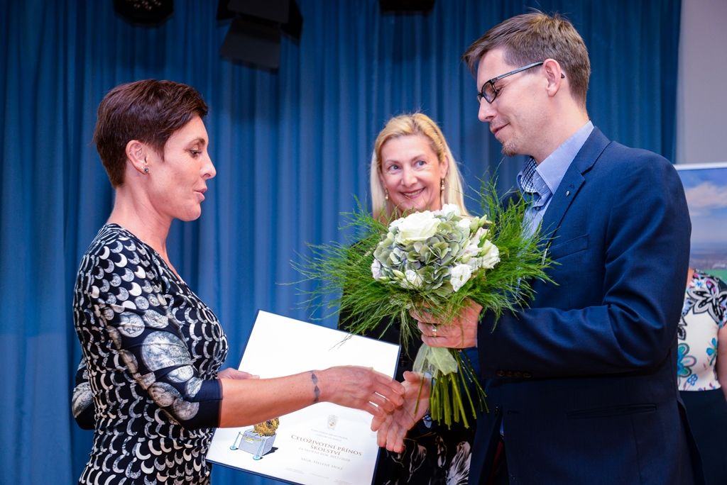 Slavnostní předávání ocenění pracovníkům ve školství (fotografie: M. Pecuch, 19.6.2018)