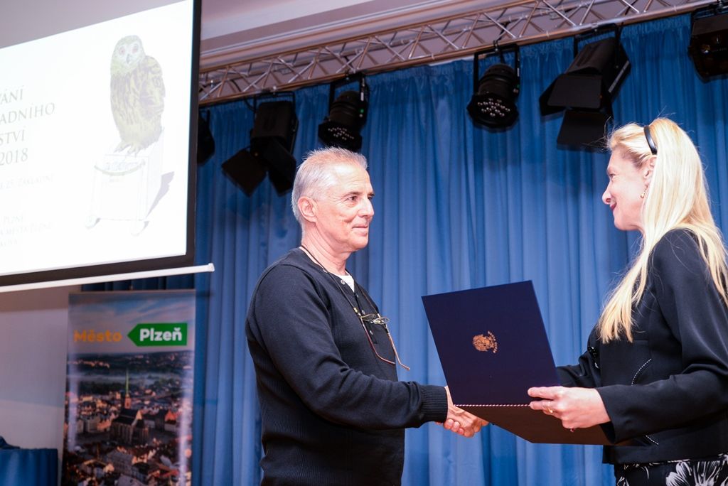 Slavnostní předávání ocenění pracovníkům ve školství (fotografie: M. Pecuch, 19.6.2018)