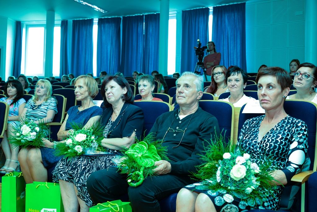 Slavnostní předávání ocenění pracovníkům ve školství (fotografie: M. Pecuch, 19.6.2018)