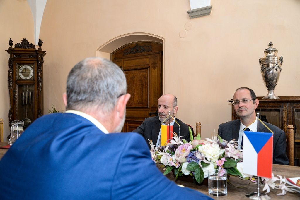 Plzeňskou radnici navštívili velvyslance Německa a po něm velvyslance Japonska (foto: M. Pecuch, 26.6.2018)