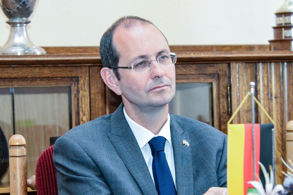 Plzeňskou radnici navštívili velvyslance Německa a po něm velvyslance Japonska (foto: M. Pecuch, 26.6.2018)