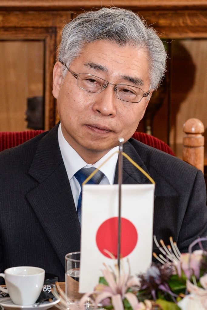 Plzeňskou radnici navštívili velvyslance Německa a po něm velvyslance Japonska (foto: M. Pecuch, 26.6.2018)