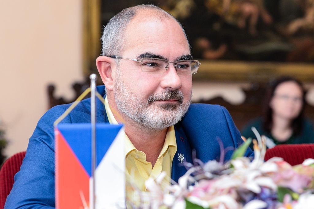 Plzeňskou radnici navštívili velvyslance Německa a po něm velvyslance Japonska (foto: M. Pecuch, 26.6.2018)