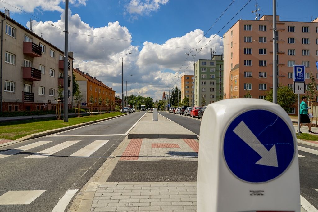 Rozsáhlá rekonstrukce Dlouhé ulice skončila (foto: M. Pecuch, 27.6.2018)