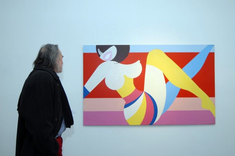 V kulisách výstavy s názvem Americké Venuše plzeňského rodáka Ladislava Sutnara se dnes (14.11.2011) odpoledne uskutečnilo slavnostní předání jedné z Venuší městu Plzeň. Od ředitele Ústavu umění a designu Josefa Mištery ji převzal primátor Martin Baxa.