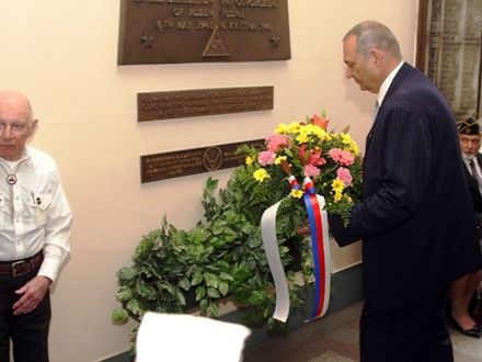 Slavnosti svobody 2009 - Pietní akt na radnici