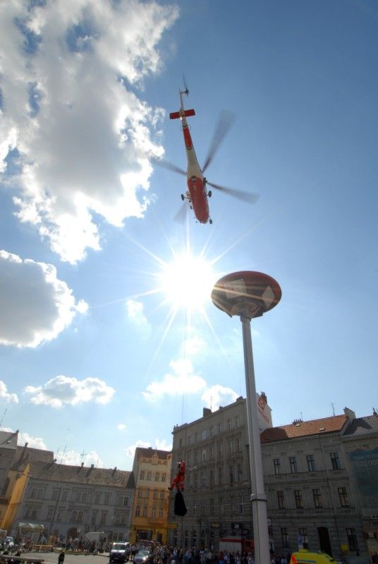 Den s Integrovaným záchranným systémem proběhl 27.8.2009 v prostoru Palackého náměstí