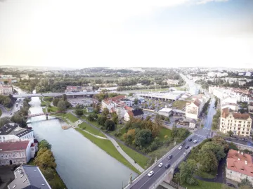 Centrální nábřeží Mže