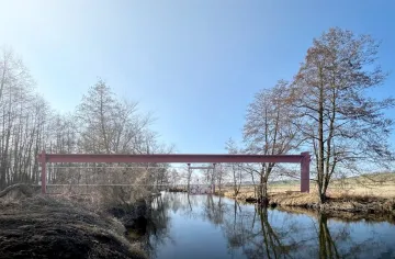 Samoobslužný gondolový most přes Mži