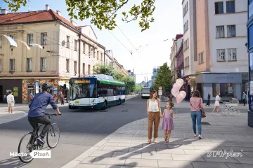 Stavební úprava Americké (úsek Klatovská – Prokopova)