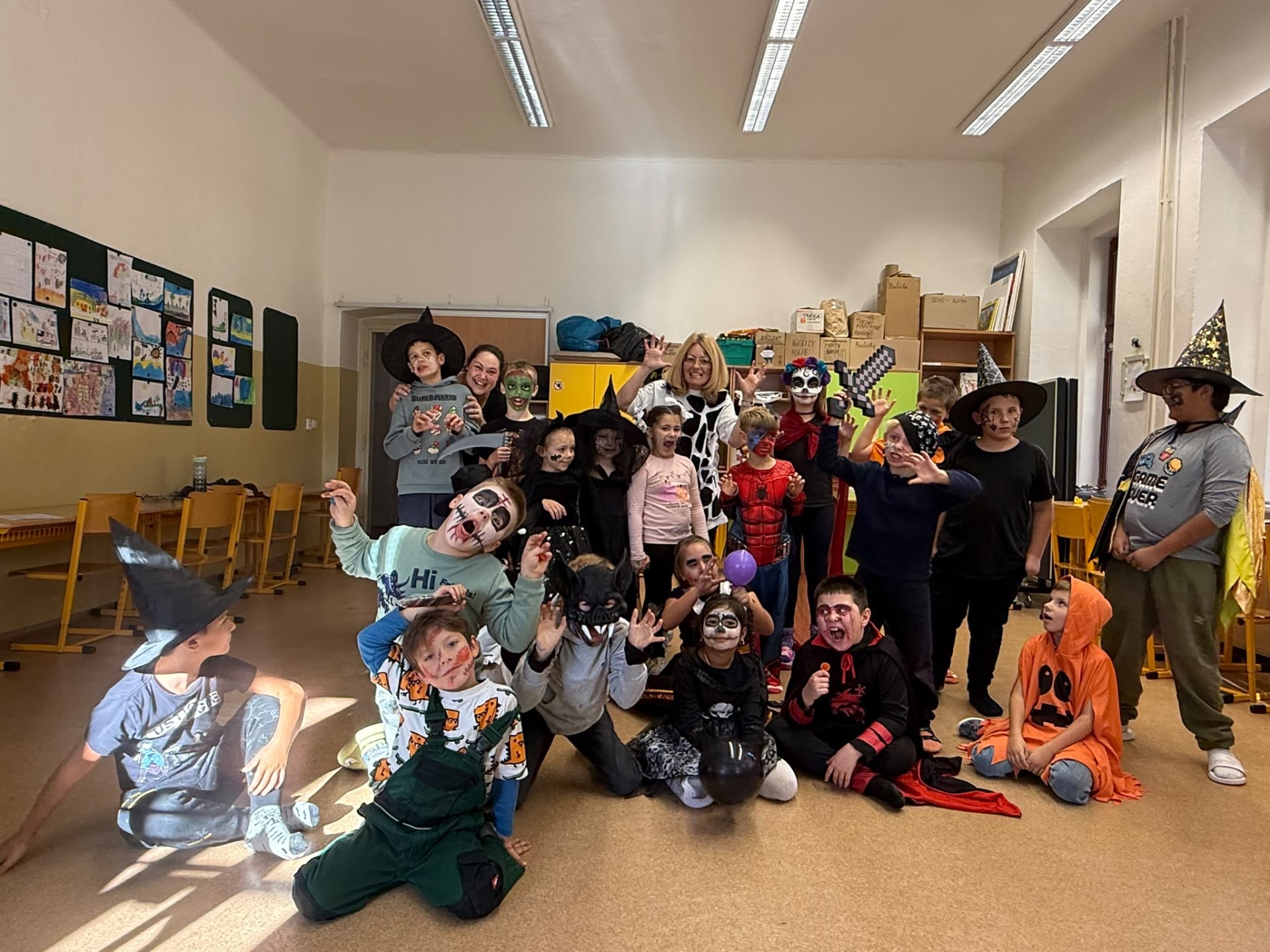 Halloweenská párty v družině