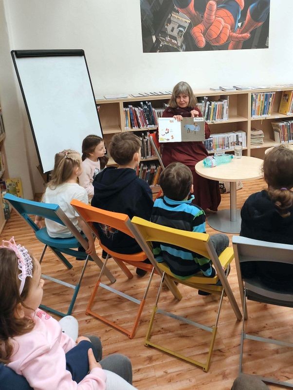 Den pro dětskou knihu 2025 se spisovatelkou Olgou Černou v Ústřední knihovně pro děti a mládež 