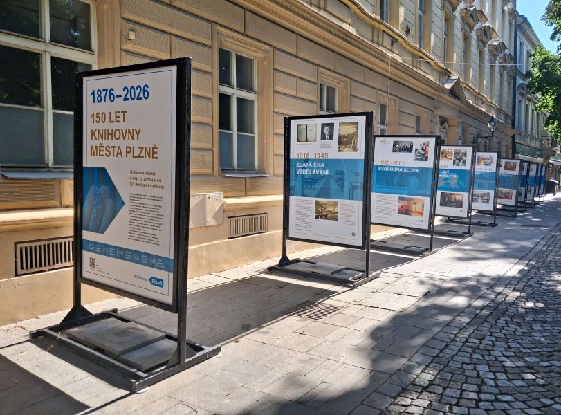 Výstava 150 let Knihovny města Plzně