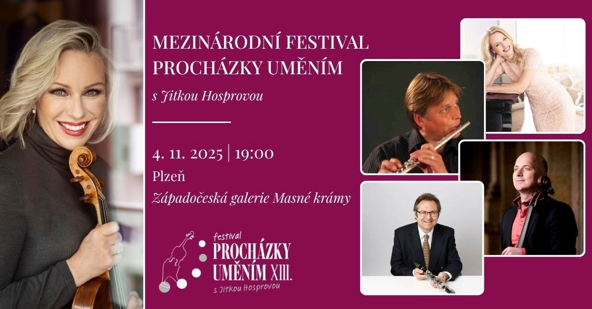 Mezinárodní festival Procházky uměním s Jitkou Hosprovou