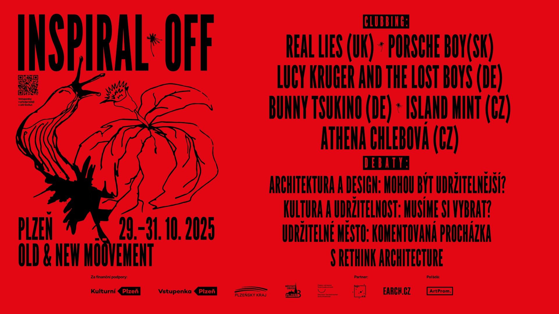 Inspiral OFF: třídenní festival o udržitelnosti, architektuře, kultuře a současné hudbě v Plzni
