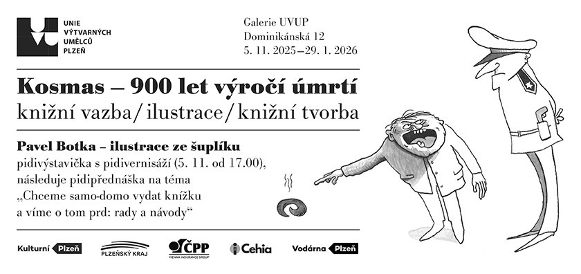 Výstava Kosmas 900 let – Pavel Botka: Ilustrace ze šuplíku