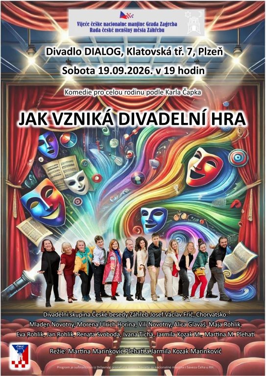 Jak vzniká divadelní hra? To nám předvede Česká beseda Záhřeb v Dialogu