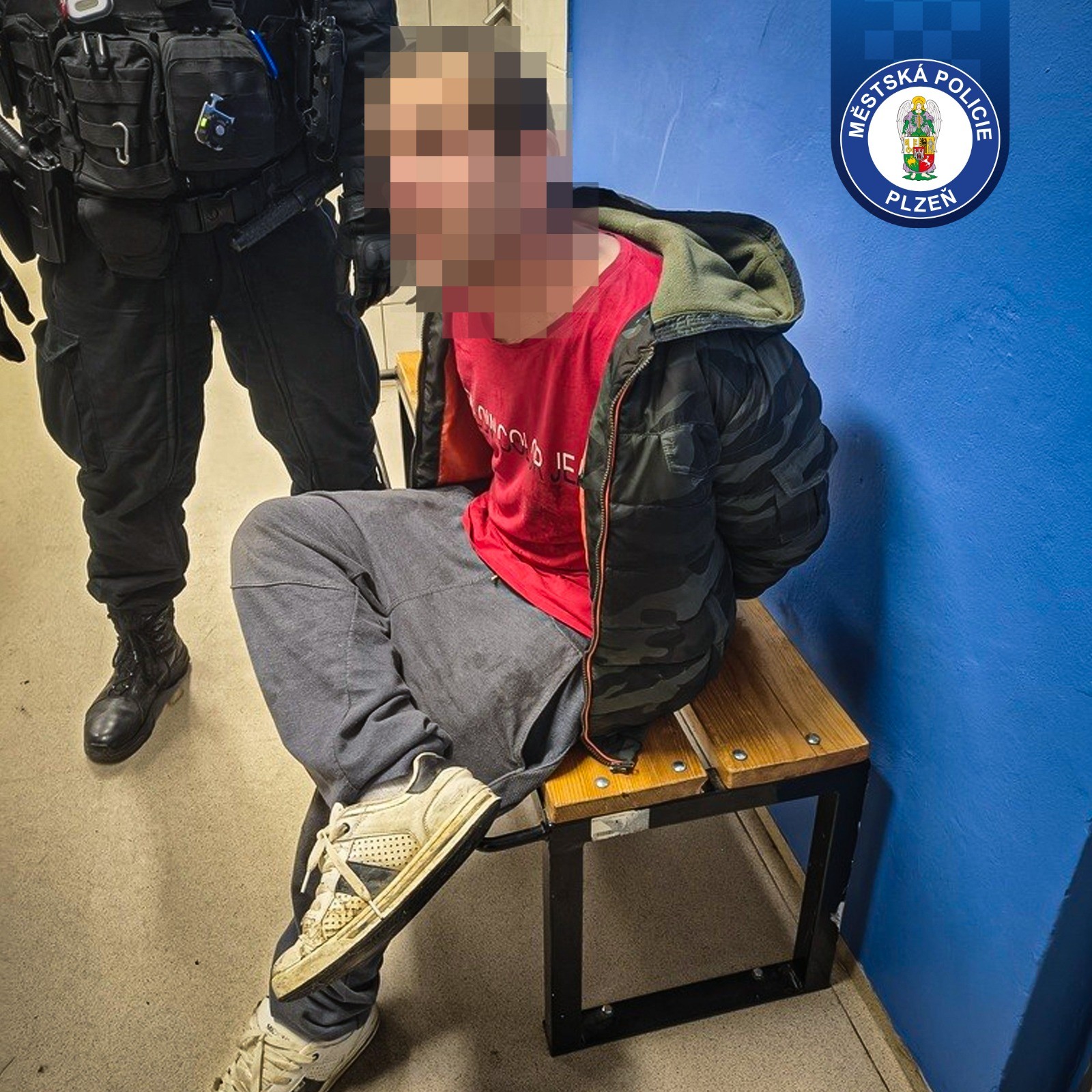 Agresivní host skončil v poutech