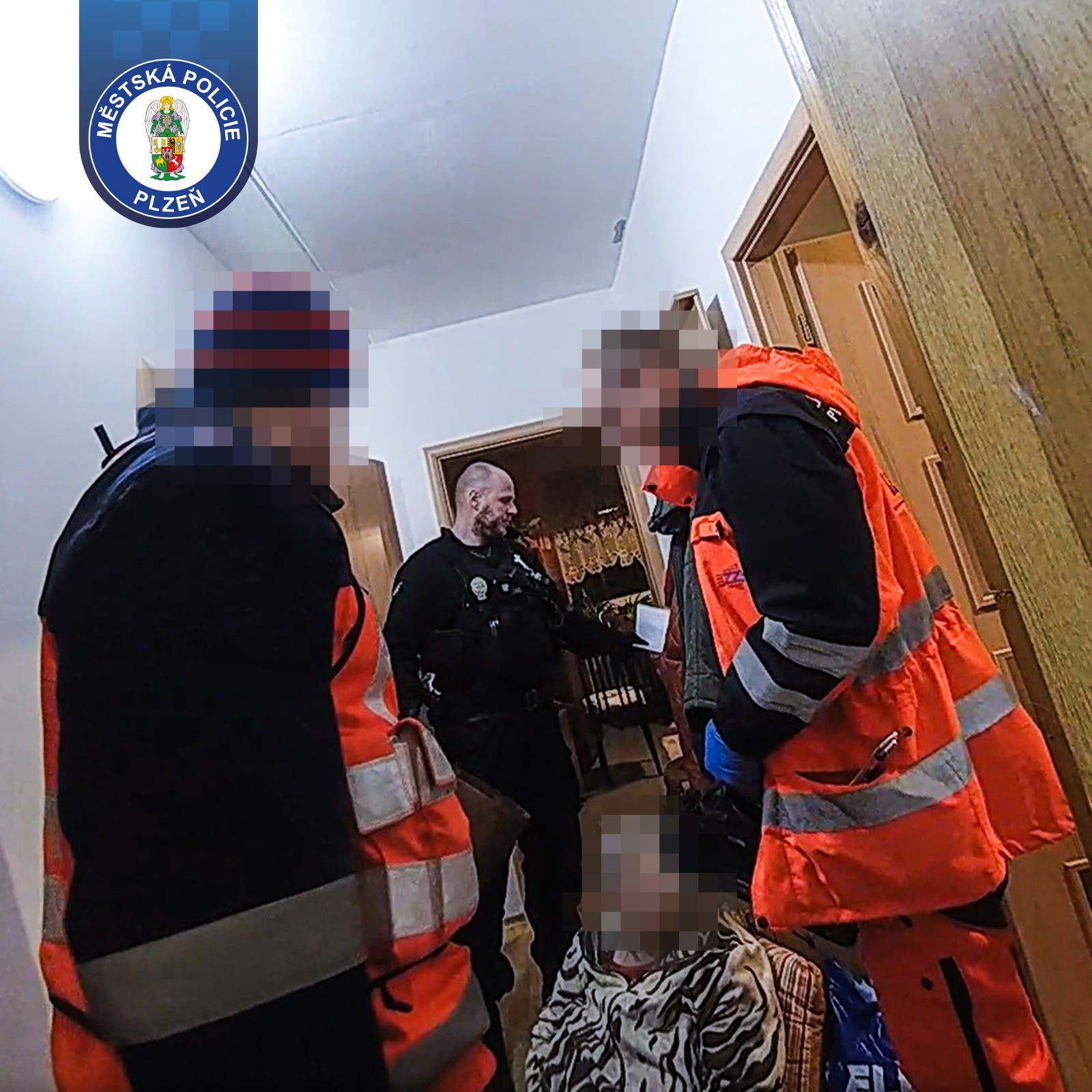 Pomoc strážníků byla na dosah