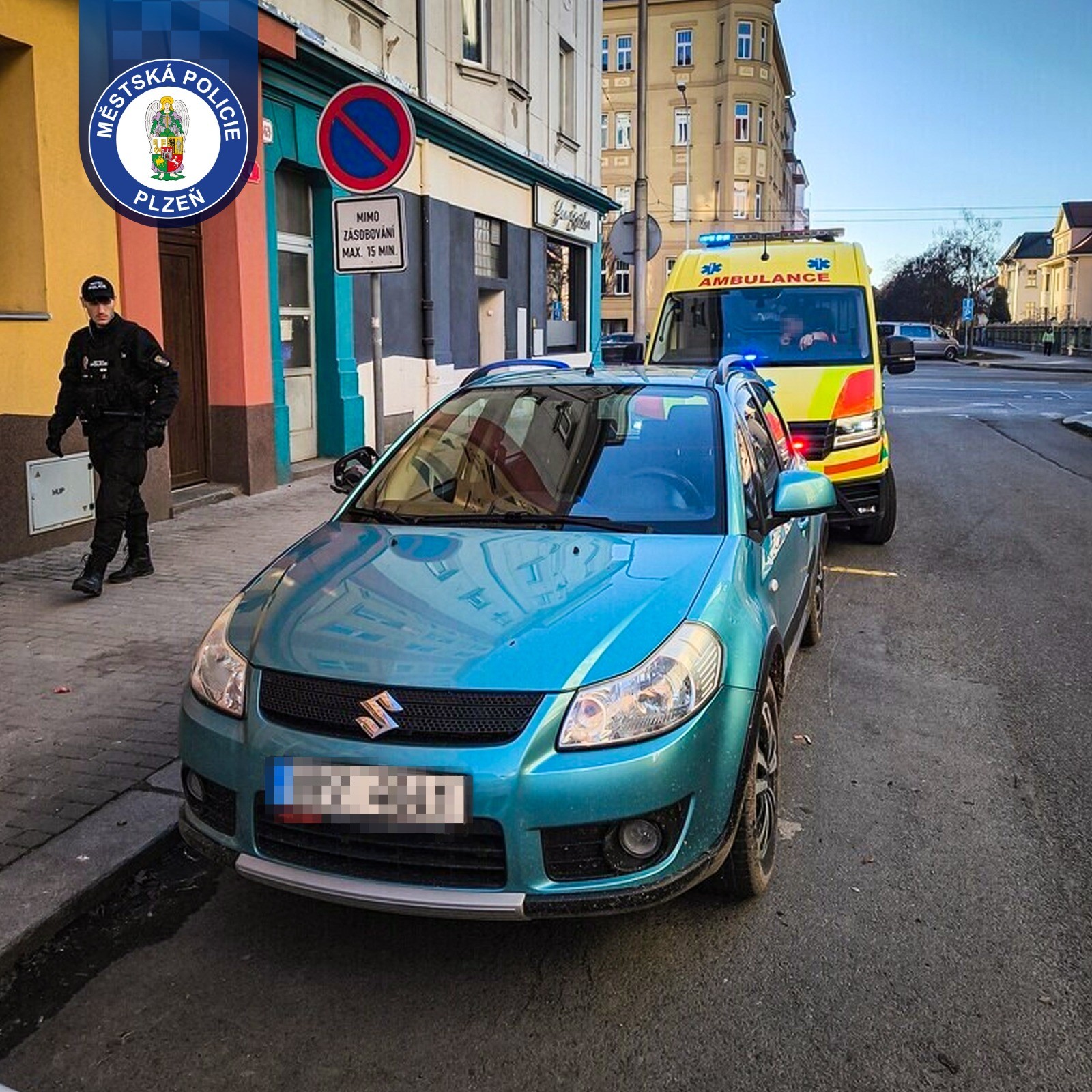 Bezvládný muž za volantem