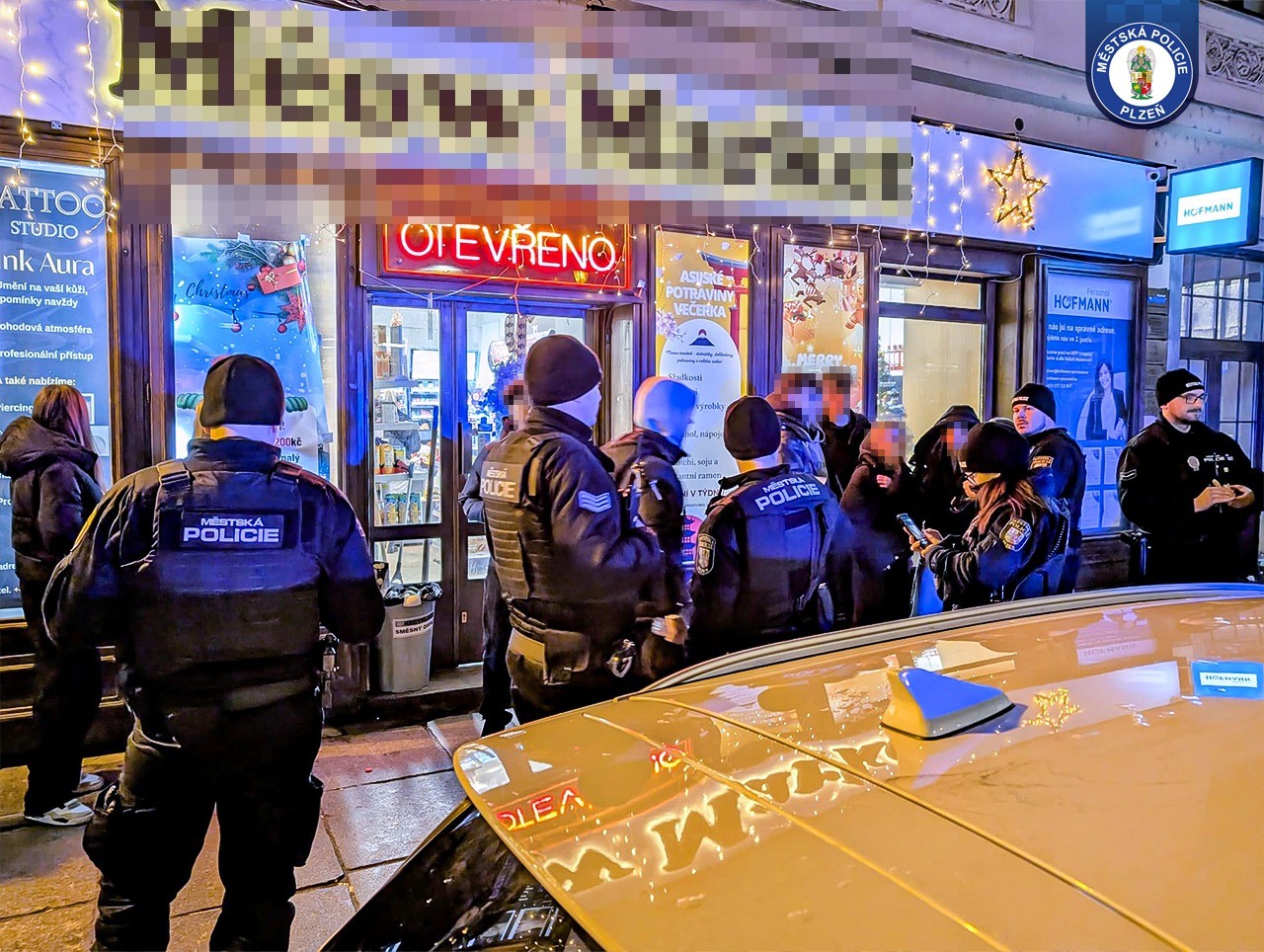 Noční akce Centrum