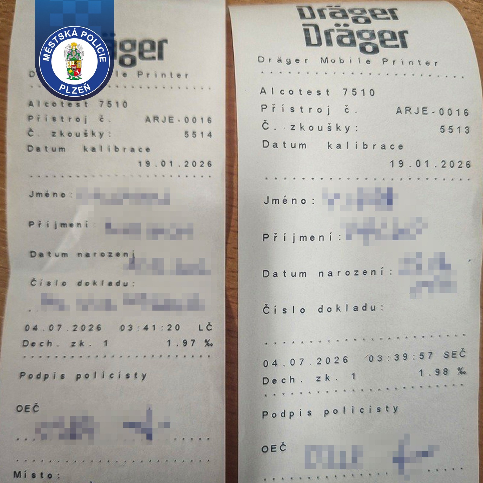 Alkohol, konflikt a druhé kolo přímo před strážníky