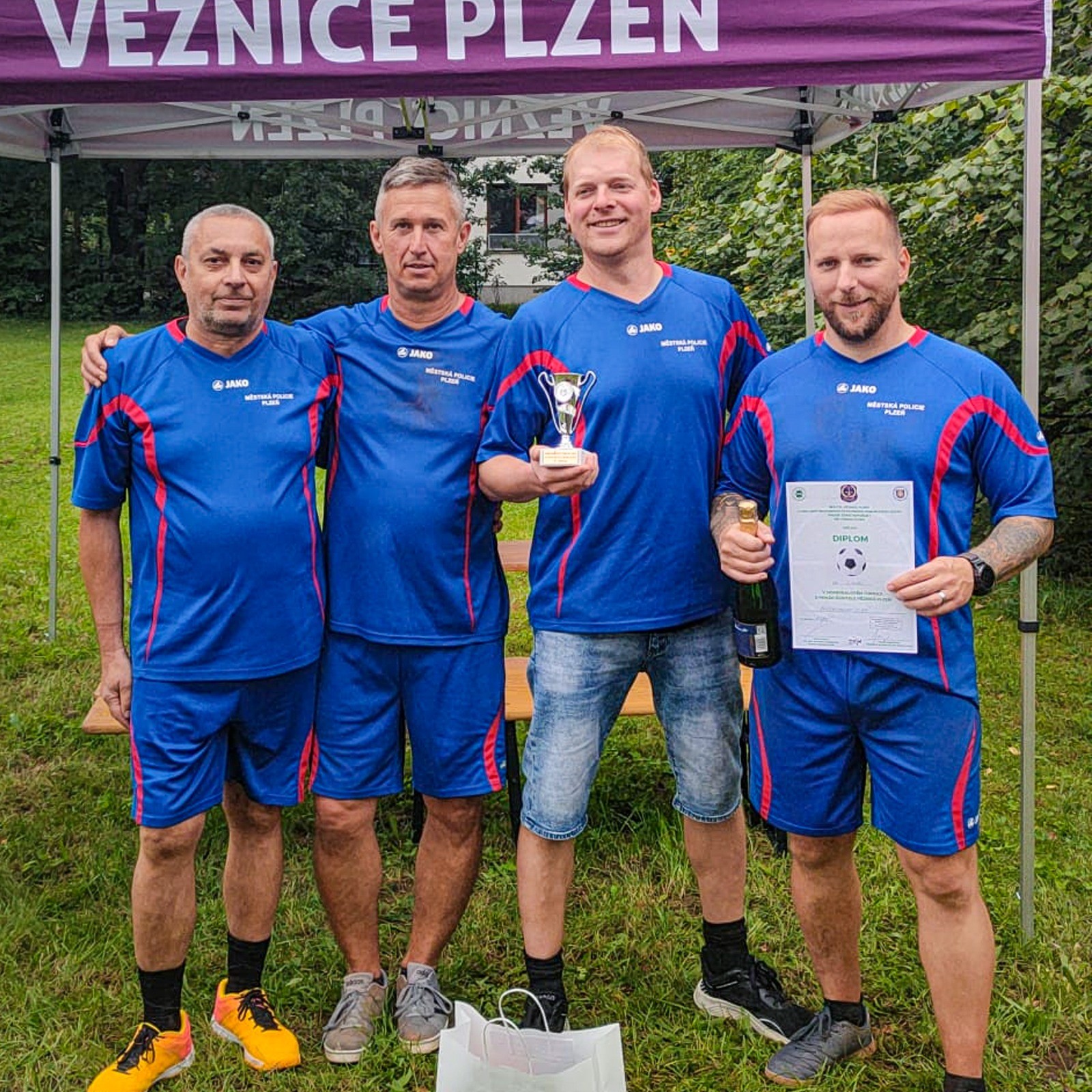 Tým městské policie vybojoval druhé místo na turnaji