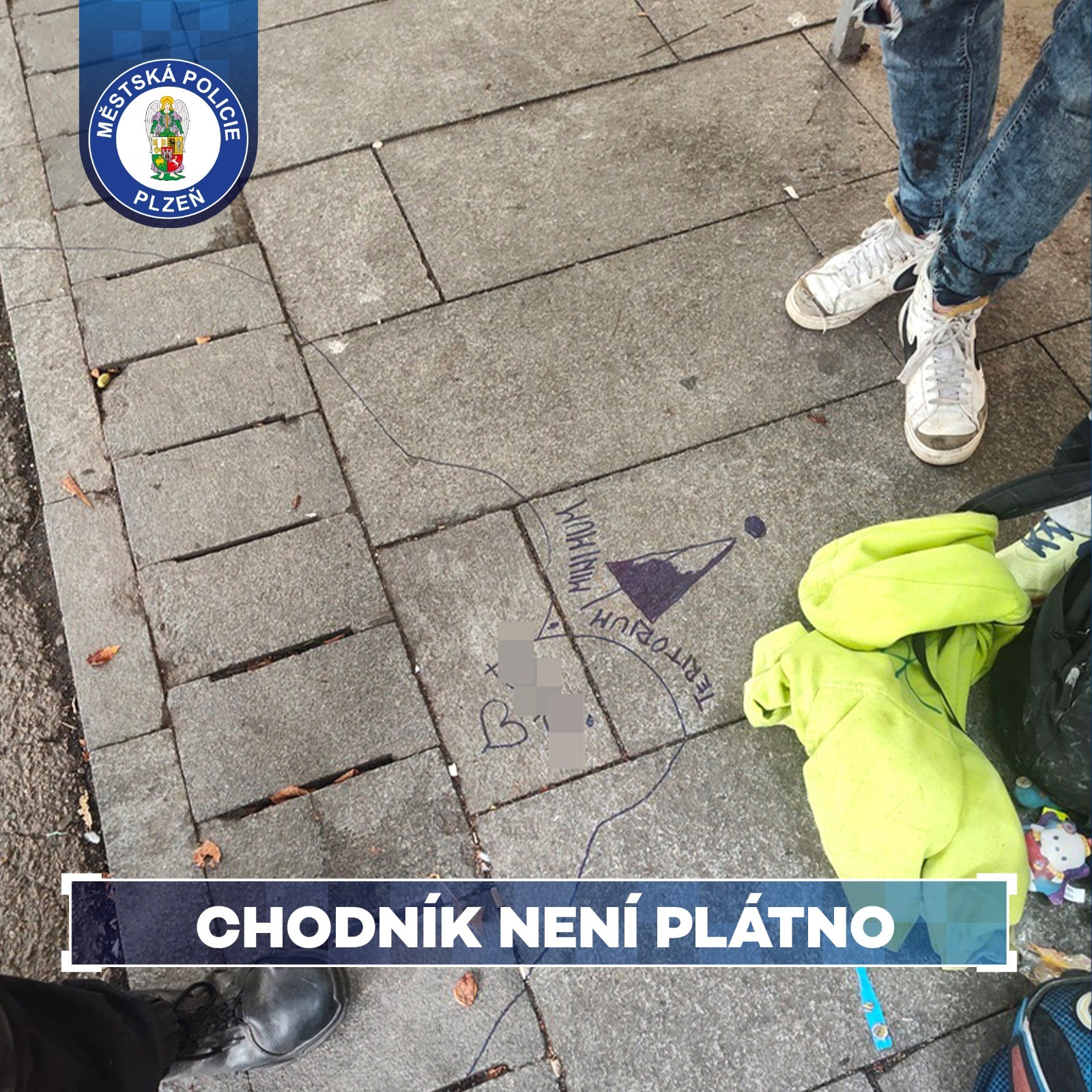 Chodník není plátno