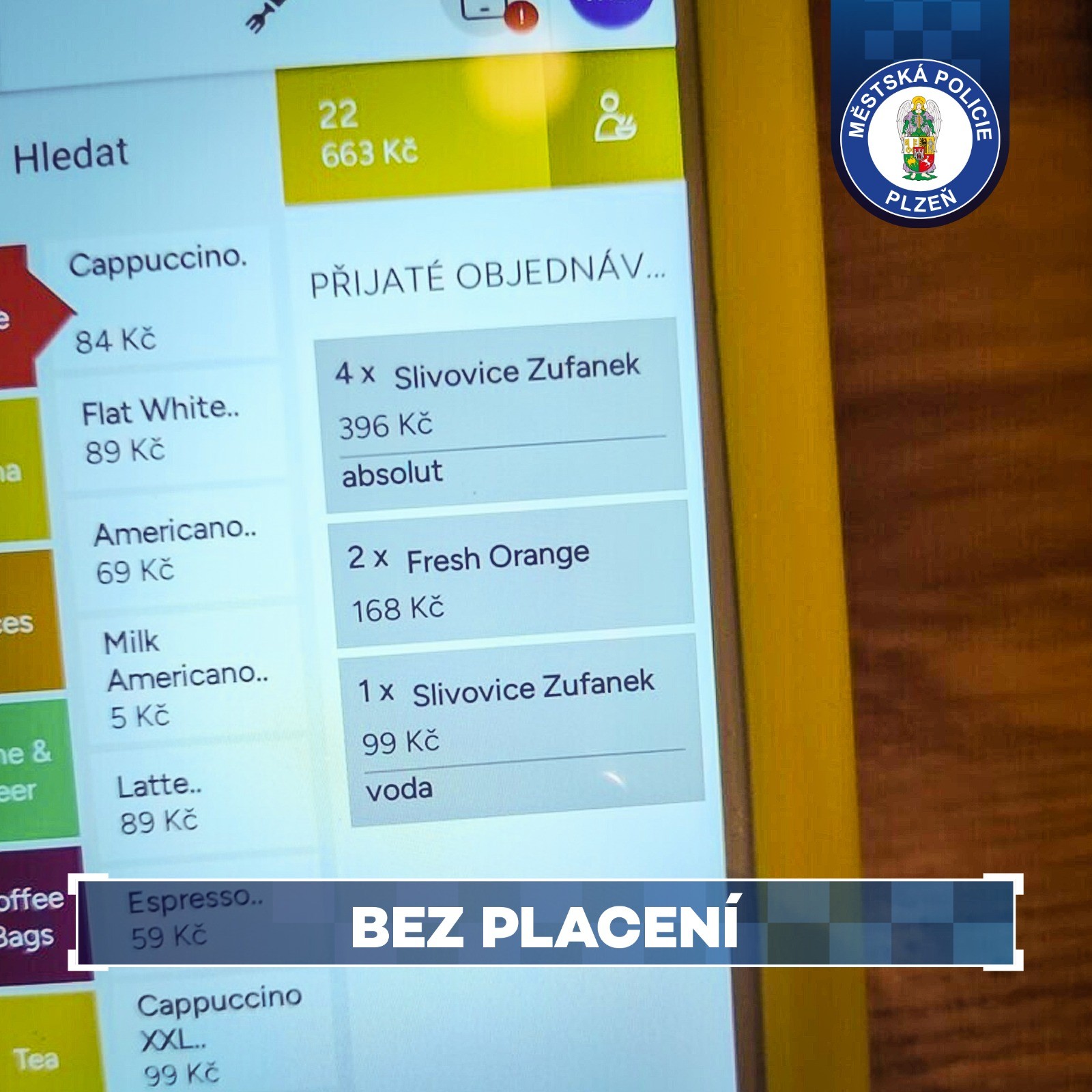 Ztratil peněženku, ale žízeň byla silnější