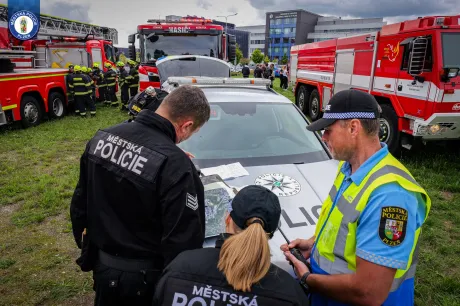 Hlídky Městské policie Plzeň se zapojili do taktického cvičení AMOK