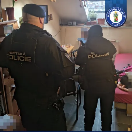 Strážníci jako opora v těžké chvíli