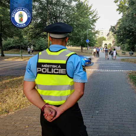 Poslední školní den v Plzni pod dohledem městské policie