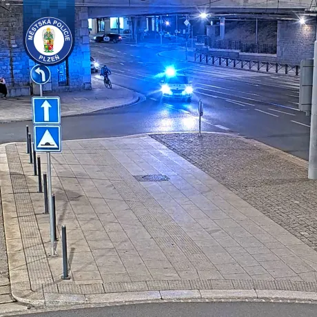 K ujíždění hlídce na kole měl cyklista skutečné důvody