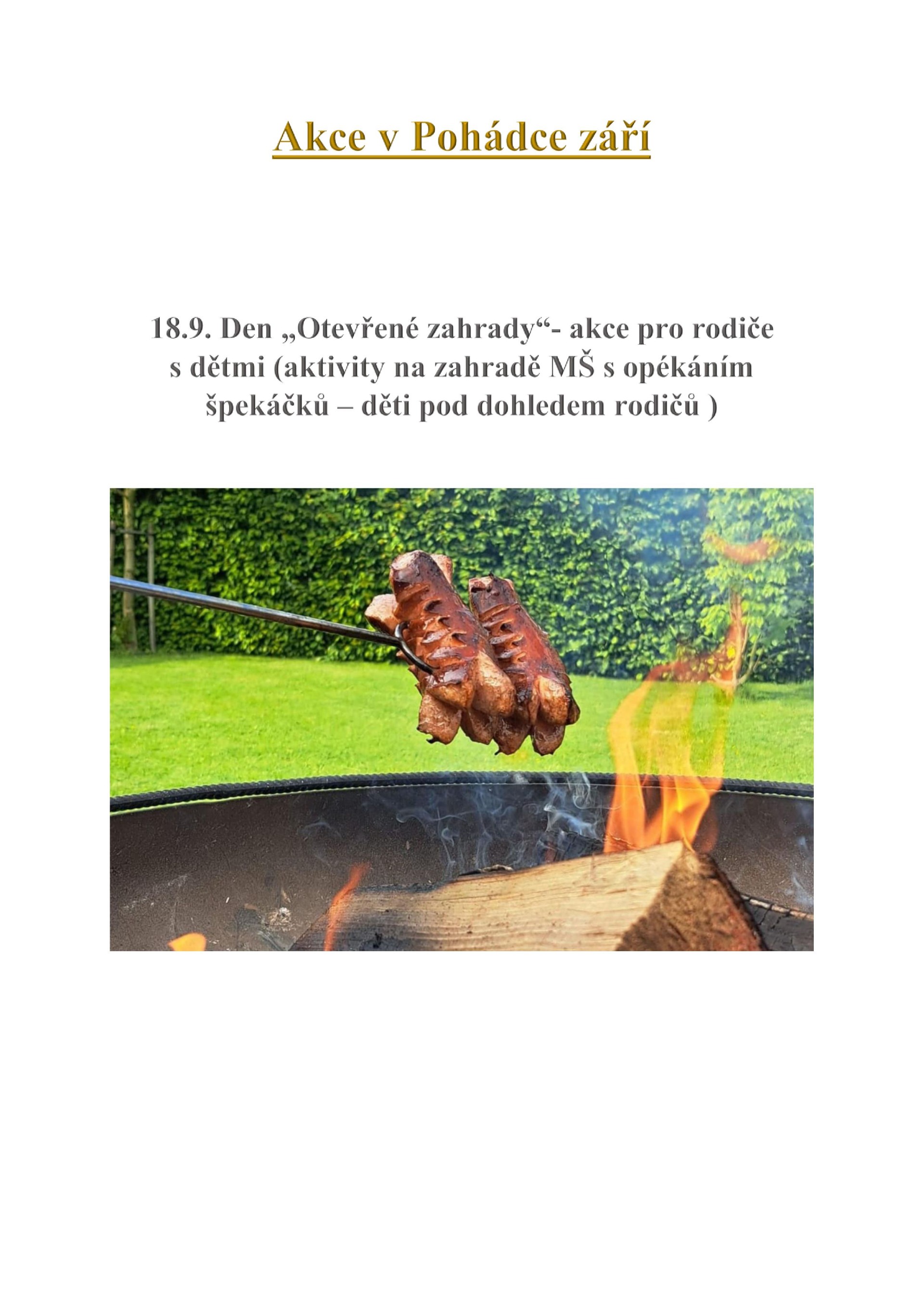 Akce v září