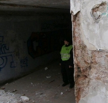 Podchod u 15. základní školy na Skvrňanech  je v havarijním stavu