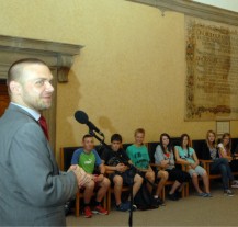 Každý den v jiné časové epoše prožily v uplynulém týdnu děti z Plzně a Regensburgu