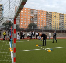 Zrekonstruovaný sportovní areál mohou nově využívat žáci 34. základní školy