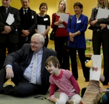 Krůček po krůčku se učí němčině děti v Mateřské škole Kardinála Berana