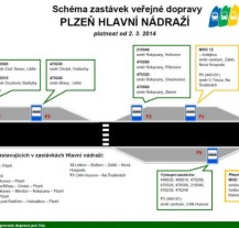 V zastávce Hlavní nádraží v Šumavské ulici se změní rozmístění nástupišť