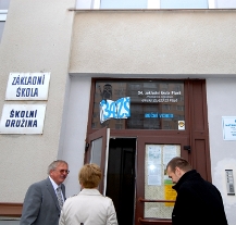 Primátor města Martin Baxa navštívil 34. základní školu v Bolevci