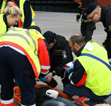 V Novém divadle cvičily složky Integrovaného záchranného systému