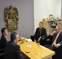 S novým vedením společnosti Panasonic se sešel primátor města