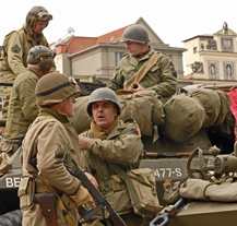 Plzeňané opět prožili konec války, zhlédli rekonstrukci příjezdu americké armády