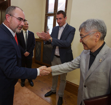 Primátor přijal Hideaki Omiyu, hovořili nejen o akci Japan Fest