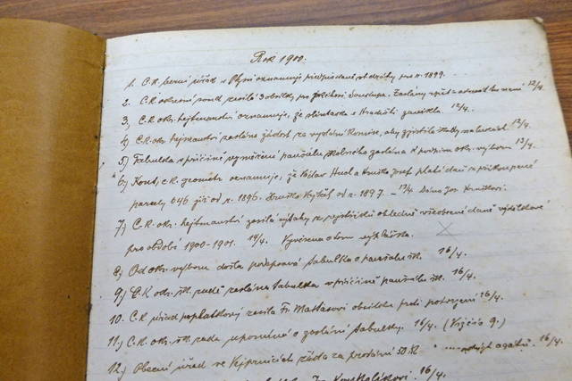 Na radnici byly předány historické záznamy obce Koterov