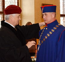 Děkan pedagogické fakulty byl slavnostně uveden do funkce