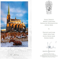 Vánoční a novoroční přání primátora