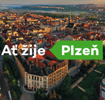 Západočeská metropole má nové logo, základem je šipka s nápisem Plzeň