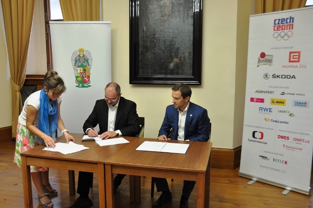 Plzeň a ČOV uzavřely smlouvu k Olympijskému parku Plzeň