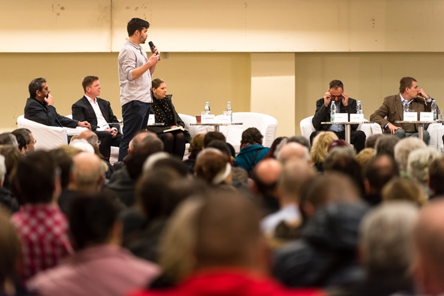 Veřejná debata o územní studii Americká – Sirková (zdroj foto: Útvar koncepce a rozvoje města Plzně)